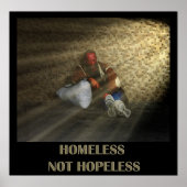 ホームレスで絶望的ではないポスター ポスター (正面)