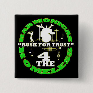 ホームレスのためのハーモニカ 缶バッジ