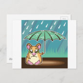 ホームレスのハムスター漫画 ポストカード (正面/裏面)