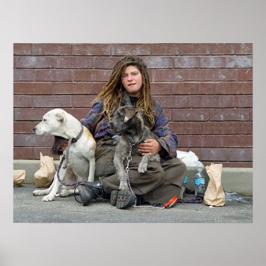 ホームレスの娘が… ポスター (正面)