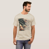 ホームレスの退役軍人啓発Tシャツ Tシャツ (正面フル)