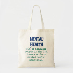 ホームレスの20%の人々 – Mental Health Quot トートバッグ