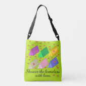 ホームレスを愛でシャワー: クロスボディバッグ (裏面)