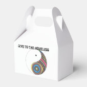 ホームレス与えの箱に向かって フェイバーボックス (正面サイド)