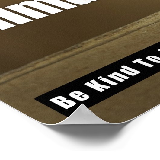 ホームレス救済の動物ポスター ポスター (角)