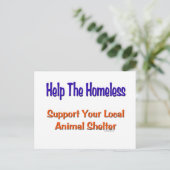 ホームレス救済 ポストカード (スタンド正面)