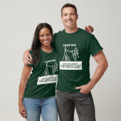 ホームレス生活を送るキャンピングギフト Tシャツ (ユニセックス)