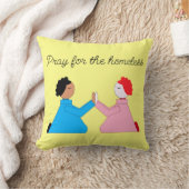 ホームレス祈の為に クッション (ブランケット)