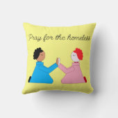 ホームレス祈の為に クッション (裏面)