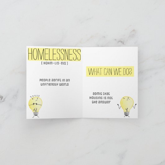 ホームレス カード (内部)