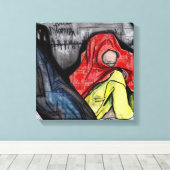 ホームレス キャンバスプリント (インサイチュ (ウッドフロア))