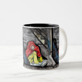 ホームレス ツートーンマグカップ (正面右)