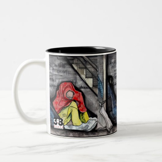 ホームレス ツートーンマグカップ (左)