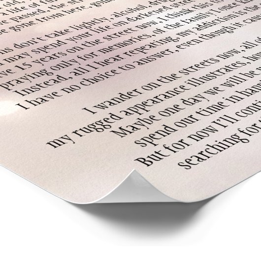 ホームレス ポスター (角)