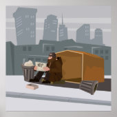 ホームレス ポスター (正面)