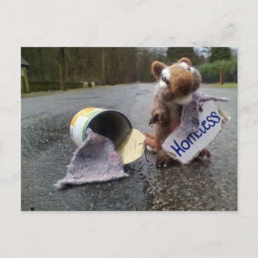 ホームレス ポストカード (正面)