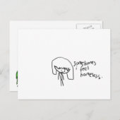 ホームレス ポストカード (正面/裏面)