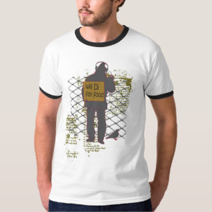ホームレスdj tシャツ