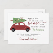 ホームレッドカーホリデームービングのような場所はない 案内ポストカード (正面/裏面)