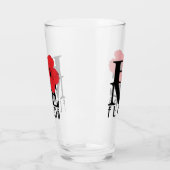 ホームレッドハイビスカス タンブラーグラス (左)