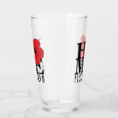 ホームレッドハイビスカス タンブラーグラス (右)