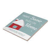 ホームレッドハウススノーフレークのような場所はない タイル (側面)