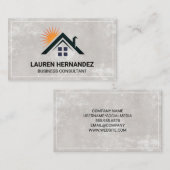 ホームロゴとサンシャイン 名刺 (正面/裏面)