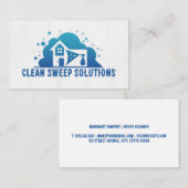 ホームロゴをスプレーする | 家政婦 名刺 (正面/裏面)