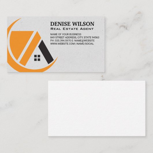 ホームロゴ 名刺 (正面/裏面)