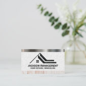 ホームロゴ |建物材料 名刺 (スタンド正面)