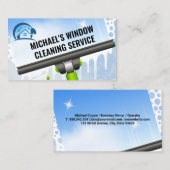 ホームロゴ | Window Clean Squeege名刺 名刺 (正面/裏面)