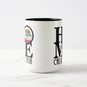 ホームロムピコカリフォルニア15oz ツートーンマグカップ (中央)