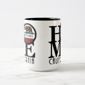 ホームロングビーチCA 15ozツートーンコーヒーマグ ツートーンマグカップ (中央)