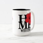 ホームワイアワハワイレッド15oz ツートーンマグカップ (正面右)