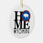 ホームワイオミング セラミックオーナメント (右)