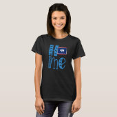 ホームワイオミング（ブロック文字） Tシャツ (正面フル)