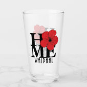 ホームワイパフアワイレッド タンブラーグラス (正面)