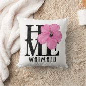 ホームワイマルハワイピンクハイビスカス クッション (ブランケット)