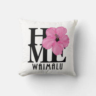 ホームワイマルハワイピンクハイビスカス クッション