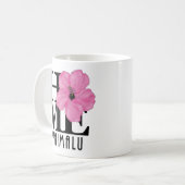 ホームワイマルピンク11oz コーヒーマグカップ (正面左)
