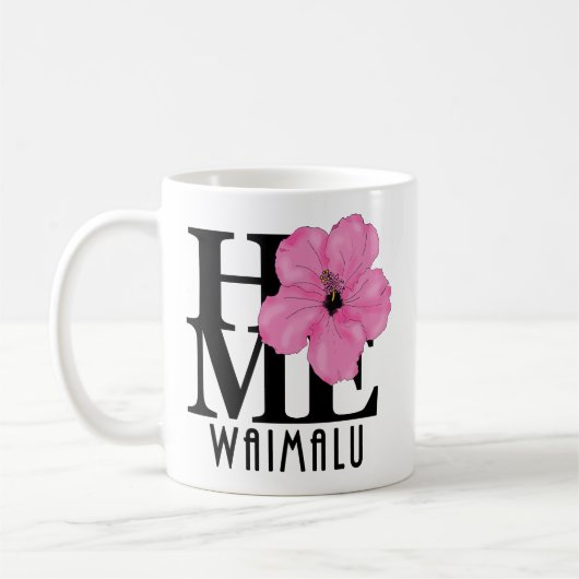 ホームワイマルピンク11oz コーヒーマグカップ (左)
