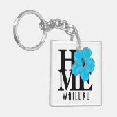 ホームワイルクブルーハイビスカス キーホルダー (正面左)
