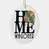 ホームワーゴナーオクラホホーム セラミックオーナメント (右)
