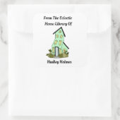 ホーム予測できなライブラリブックラベル スクエアシール (バッグ)