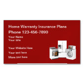 ホーム保証サービスの名刺マグネット マグネット名刺 (正面)