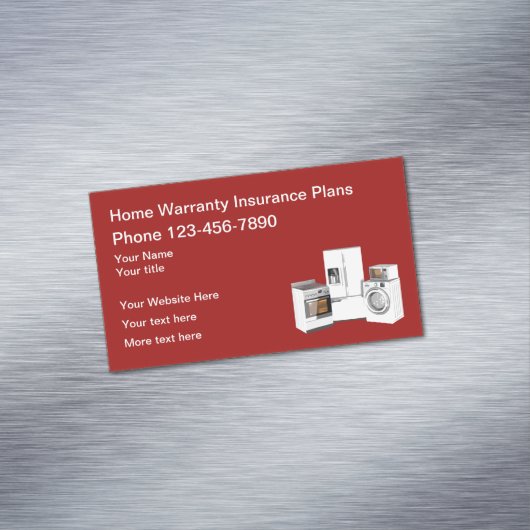 ホーム保証サービスの名刺マグネット マグネット名刺 (インサイチュ)