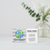 ホーム修復アイコン | ウッド 名刺 (スタンド正面)