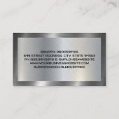 ホーム修復ツール | メタル 名刺 (裏面)