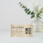 ホーム修復ツール |大工 名刺 (スタンド正面)