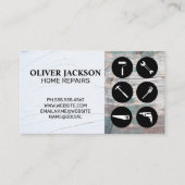 ホーム修復ツール | Stuco |木材 名刺 (正面)